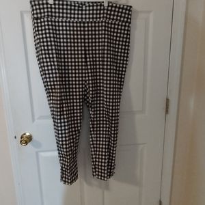 Black and white checked slacks by 89th & Madison